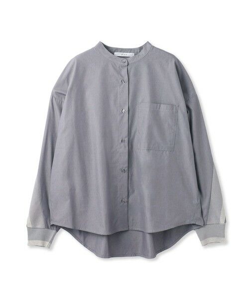 VICKY / ビッキー シャツ・ブラウス | バックヨークラインバンドカラーブラウス≪手洗い可能≫ | 詳細10