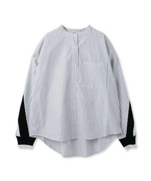 VICKY / ビッキー シャツ・ブラウス | バックヨークラインバンドカラーブラウス≪手洗い可能≫ | 詳細16