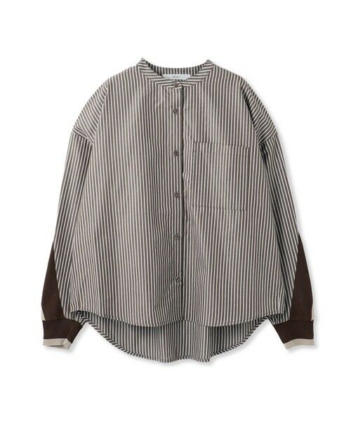 VICKY / ビッキー シャツ・ブラウス | バックヨークラインバンドカラーブラウス≪手洗い可能≫ | 詳細23