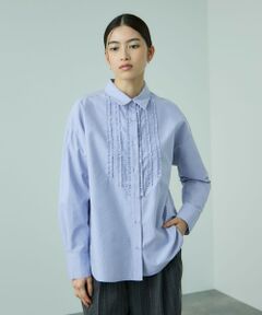 VICKY / ビッキー シャツ・ブラウス | オックスミニフリルシャツ≪手洗い可能≫