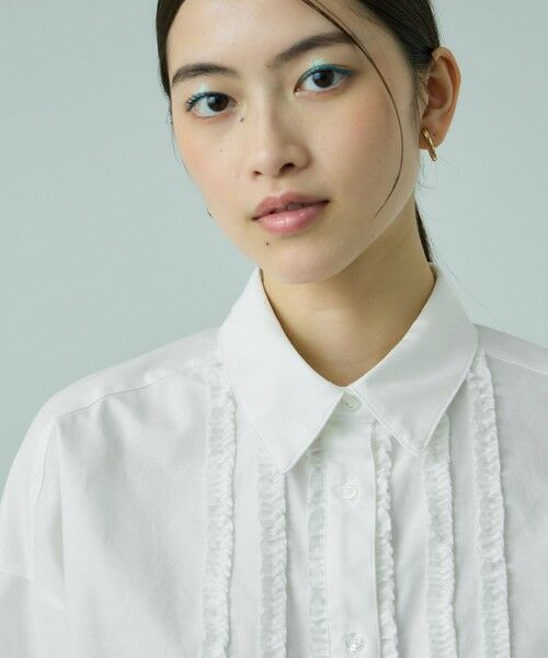 VICKY / ビッキー シャツ・ブラウス | オックスミニフリルシャツ≪手洗い可能≫ | 詳細4
