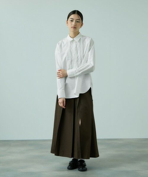 VICKY / ビッキー シャツ・ブラウス | オックスミニフリルシャツ≪手洗い可能≫ | 詳細5