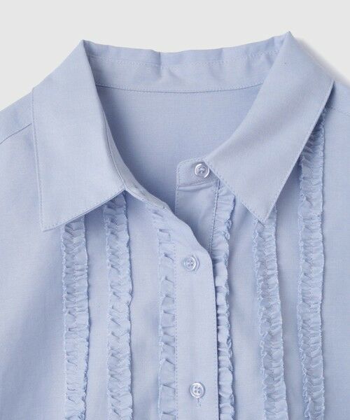 VICKY / ビッキー シャツ・ブラウス | オックスミニフリルシャツ≪手洗い可能≫ | 詳細15