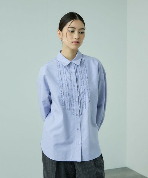 VICKY / ビッキー シャツ・ブラウス | オックスミニフリルシャツ≪手洗い可能≫ | 詳細8