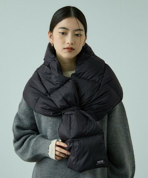 VICKY / ビッキー マフラー・ショール・スヌード・ストール | TAION　マウンテンボリュームダウンスカーフ≪手洗い可能≫ | 詳細1