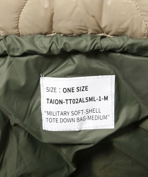 VICKY / ビッキー その他小物 | TAION　ソフトシェルダウン2WAYトートバッグ≪手洗い可能≫ | 詳細8