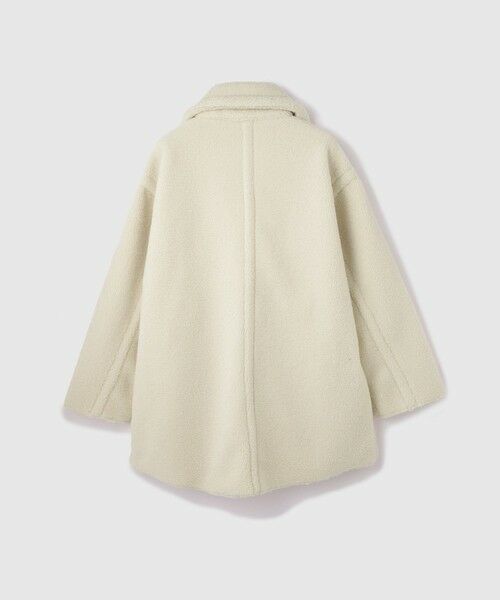 VICKY / ビッキー ダッフルコート | フェイクムートンミドルダブルコート | 詳細5