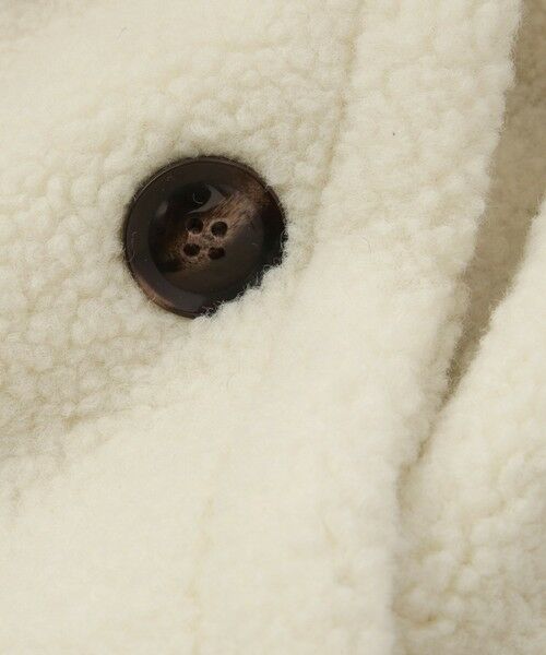 VICKY / ビッキー ダッフルコート | フェイクムートンミドルダブルコート | 詳細10