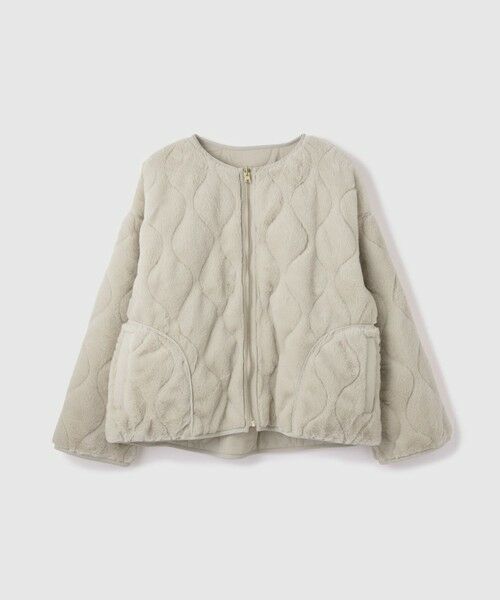 VICKY / ビッキー テーラードジャケット | ひょうたんキルトリバーシブルZIPジャケット | 詳細12
