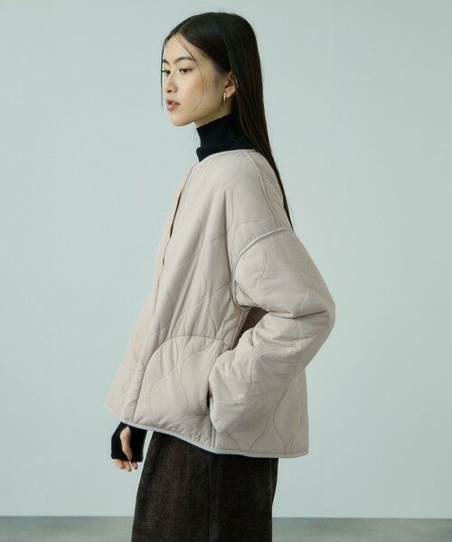 VICKY / ビッキー テーラードジャケット | ひょうたんキルトリバーシブルZIPジャケット | 詳細7