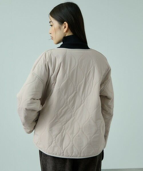 VICKY / ビッキー テーラードジャケット | ひょうたんキルトリバーシブルZIPジャケット | 詳細8