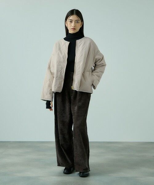 VICKY / ビッキー テーラードジャケット | ひょうたんキルトリバーシブルZIPジャケット | 詳細11