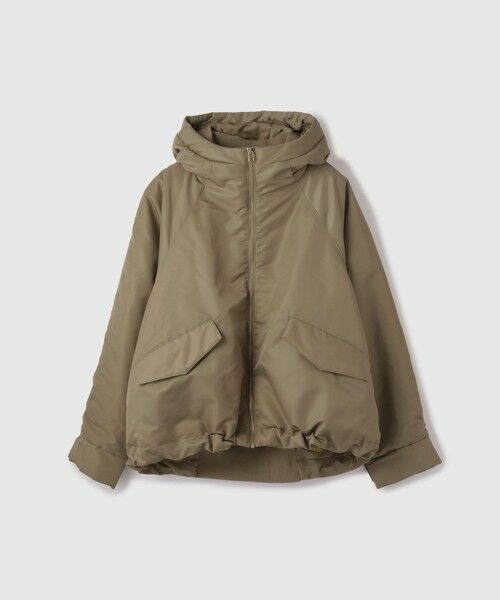 VICKY / ビッキー テーラードジャケット | ナイロン中綿フードMA-1ジャケット≪手洗い可能≫ | 詳細11