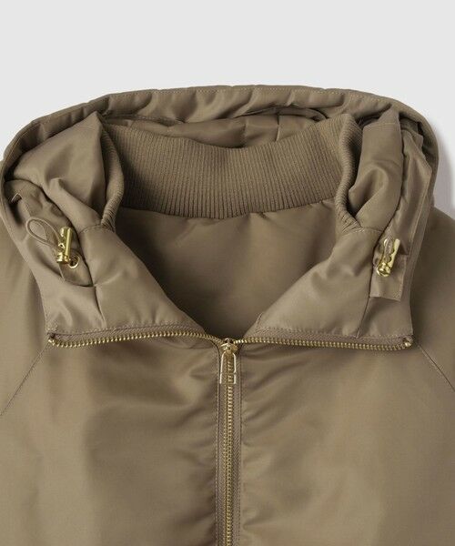 VICKY / ビッキー テーラードジャケット | ナイロン中綿フードMA-1ジャケット≪手洗い可能≫ | 詳細13