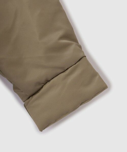 VICKY / ビッキー テーラードジャケット | ナイロン中綿フードMA-1ジャケット≪手洗い可能≫ | 詳細14