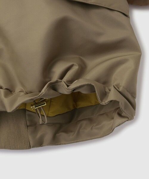 VICKY / ビッキー テーラードジャケット | ナイロン中綿フードMA-1ジャケット≪手洗い可能≫ | 詳細15