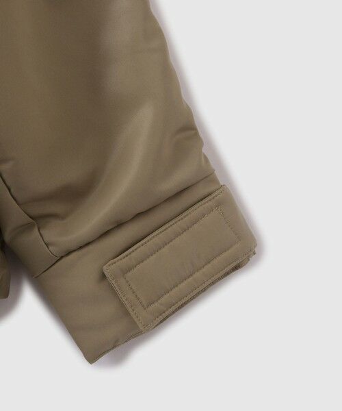 VICKY / ビッキー テーラードジャケット | ナイロン中綿フードMA-1ジャケット≪手洗い可能≫ | 詳細16