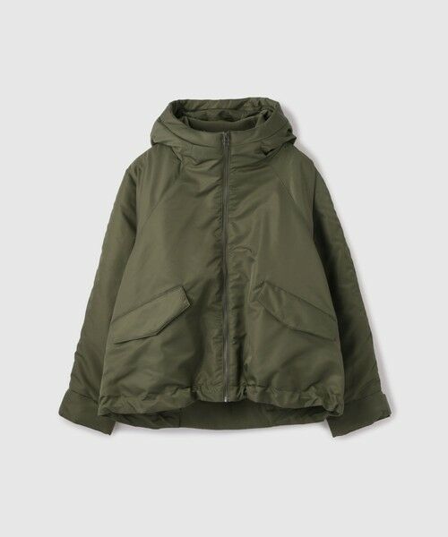 VICKY / ビッキー テーラードジャケット | ナイロン中綿フードMA-1ジャケット≪手洗い可能≫ | 詳細22