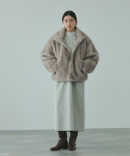 VICKY / ビッキー テーラードジャケット | フェイクファージャケット | 詳細2