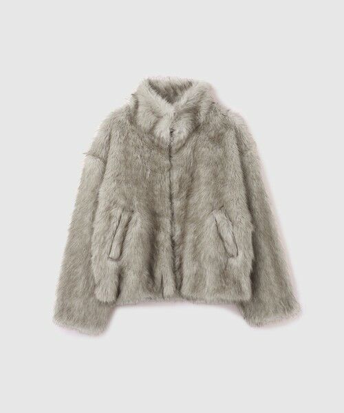 VICKY / ビッキー テーラードジャケット | フェイクファージャケット | 詳細4