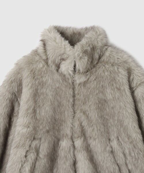 VICKY / ビッキー テーラードジャケット | フェイクファージャケット | 詳細6