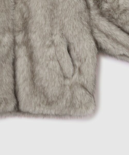 VICKY / ビッキー テーラードジャケット | フェイクファージャケット | 詳細8