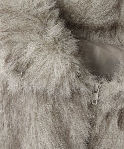 VICKY / ビッキー テーラードジャケット | フェイクファージャケット | 詳細9