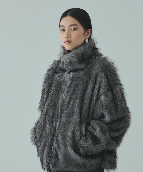 VICKY / ビッキー テーラードジャケット | フェイクファージャケット | 詳細13