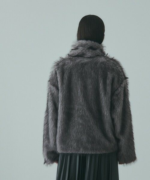 VICKY / ビッキー テーラードジャケット | フェイクファージャケット | 詳細15