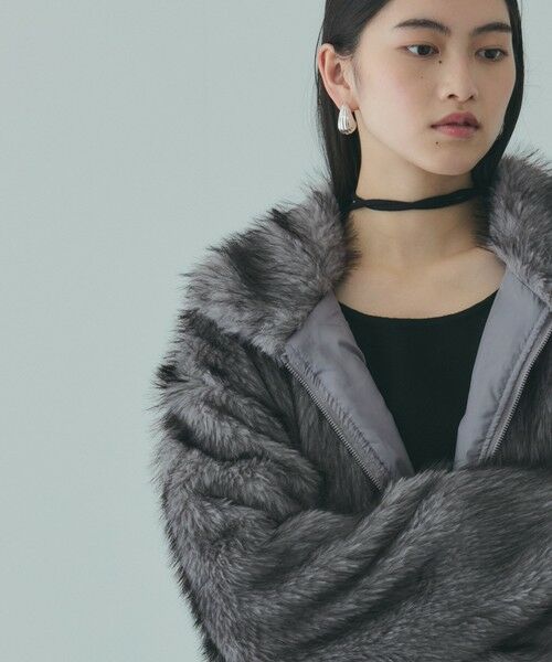 VICKY / ビッキー テーラードジャケット | フェイクファージャケット | 詳細16