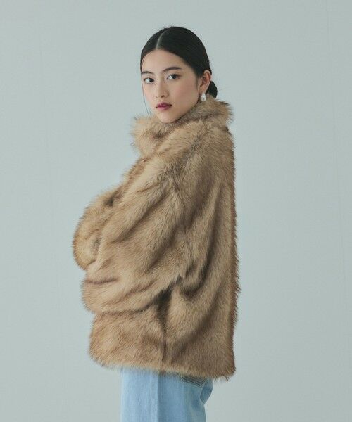 VICKY / ビッキー テーラードジャケット | フェイクファージャケット | 詳細20