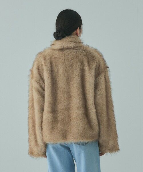 VICKY / ビッキー テーラードジャケット | フェイクファージャケット | 詳細21