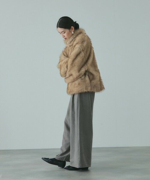 VICKY / ビッキー テーラードジャケット | フェイクファージャケット | 詳細24