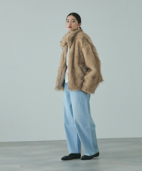 VICKY / ビッキー テーラードジャケット | フェイクファージャケット | 詳細25