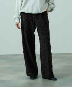 VICKY / ビッキー その他パンツ | ブラッシュレースイージーワイドパンツ≪手洗い可能≫