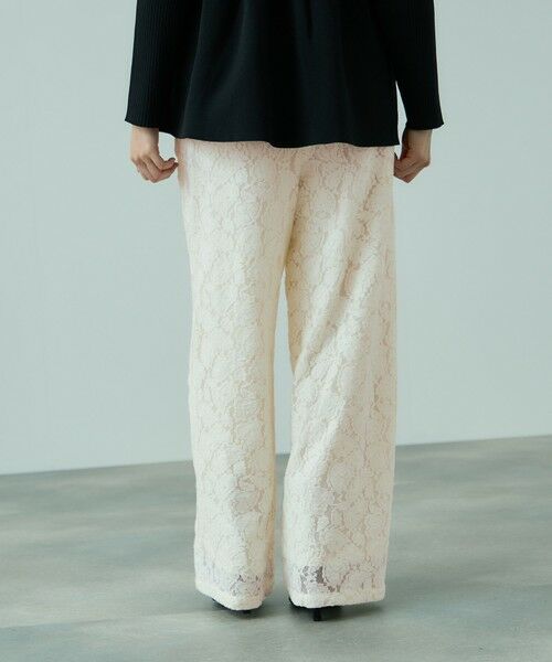 VICKY / ビッキー その他パンツ | ブラッシュレースイージーワイドパンツ≪手洗い可能≫ | 詳細2
