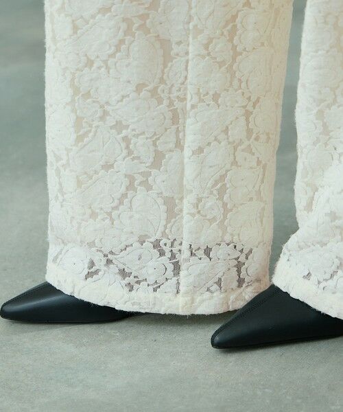 VICKY / ビッキー その他パンツ | ブラッシュレースイージーワイドパンツ≪手洗い可能≫ | 詳細3