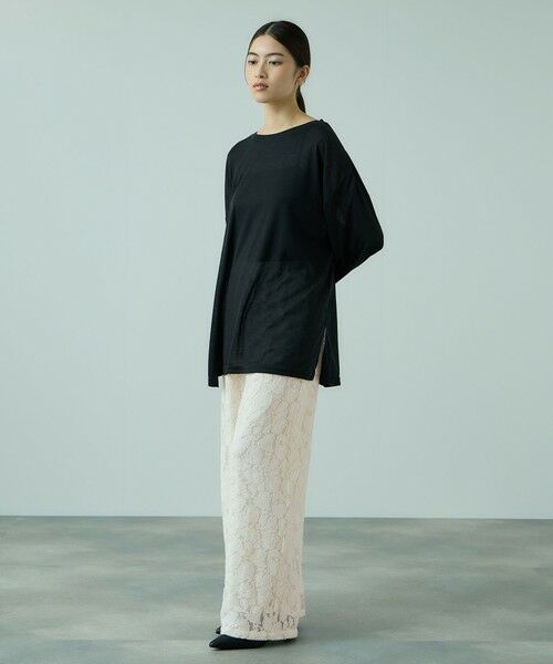 VICKY / ビッキー その他パンツ | ブラッシュレースイージーワイドパンツ≪手洗い可能≫ | 詳細5