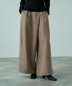 VICKY / ビッキー その他パンツ | フィブリルサテンラップワイドパンツ≪洗濯機で洗える≫