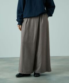 VICKY / ビッキー その他パンツ | フィブリルサテンラップワイドパンツ≪洗濯機で洗える≫