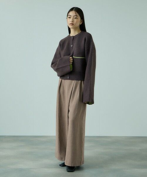 VICKY / ビッキー その他パンツ | フィブリルサテンラップワイドパンツ≪洗濯機で洗える≫ | 詳細4