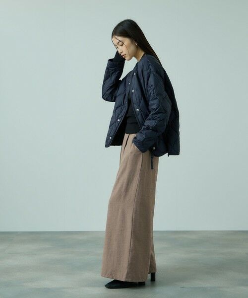 VICKY / ビッキー その他パンツ | フィブリルサテンラップワイドパンツ≪洗濯機で洗える≫ | 詳細6