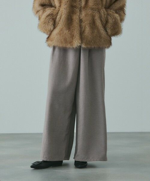 VICKY / ビッキー その他パンツ | フィブリルサテンラップワイドパンツ≪洗濯機で洗える≫ | 詳細9