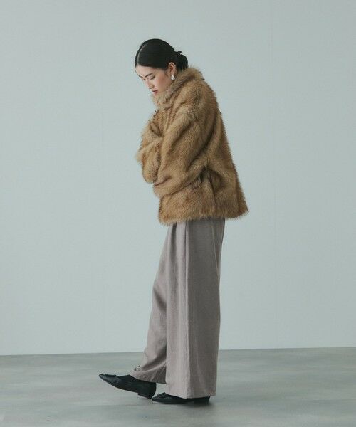 VICKY / ビッキー その他パンツ | フィブリルサテンラップワイドパンツ≪洗濯機で洗える≫ | 詳細10