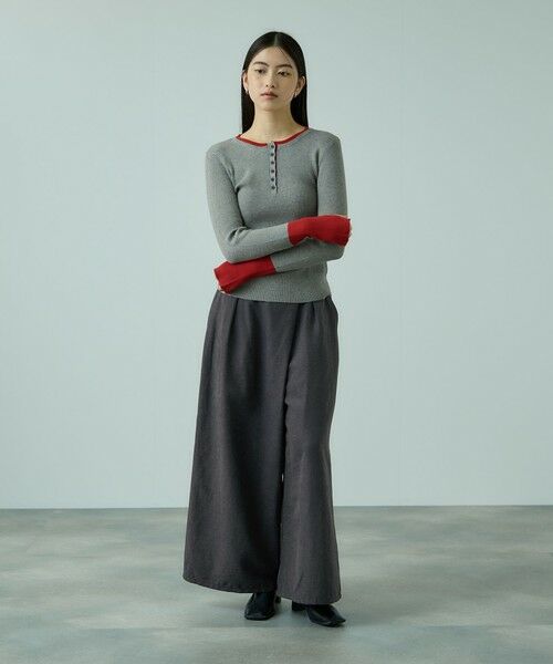 VICKY / ビッキー その他パンツ | フィブリルサテンラップワイドパンツ≪洗濯機で洗える≫ | 詳細24