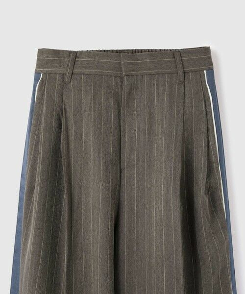 VICKY / ビッキー その他パンツ | ストライプサイドラインワイドパンツ≪手洗い可能≫ | 詳細9