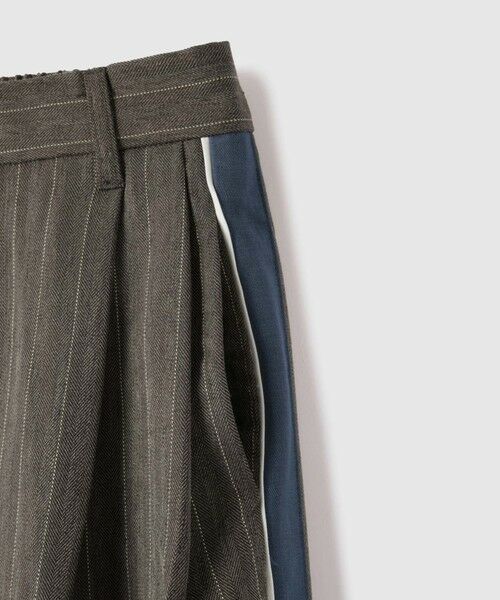 VICKY / ビッキー その他パンツ | ストライプサイドラインワイドパンツ≪手洗い可能≫ | 詳細10