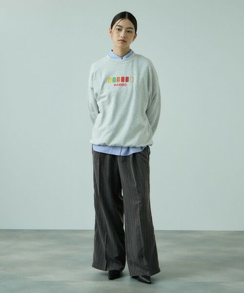 VICKY / ビッキー その他パンツ | ストライプサイドラインワイドパンツ≪手洗い可能≫ | 詳細17