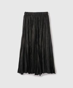 VICKY / ビッキー ミニ・ひざ丈スカート | ワッシャーマットサテンプリーツスカート≪手洗い可能≫