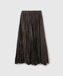 VICKY / ビッキー ミニ・ひざ丈スカート | ワッシャーマットサテンプリーツスカート≪手洗い可能≫